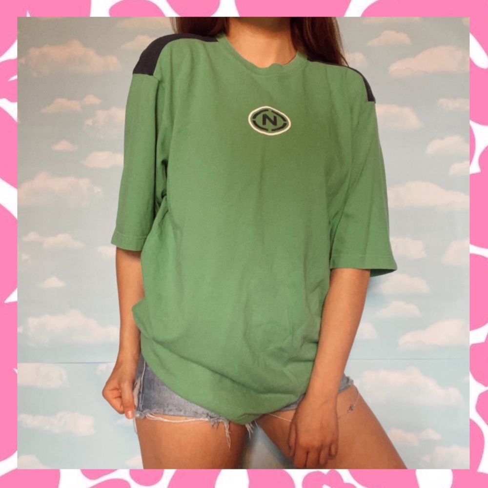 Vintage Nautica Green Top